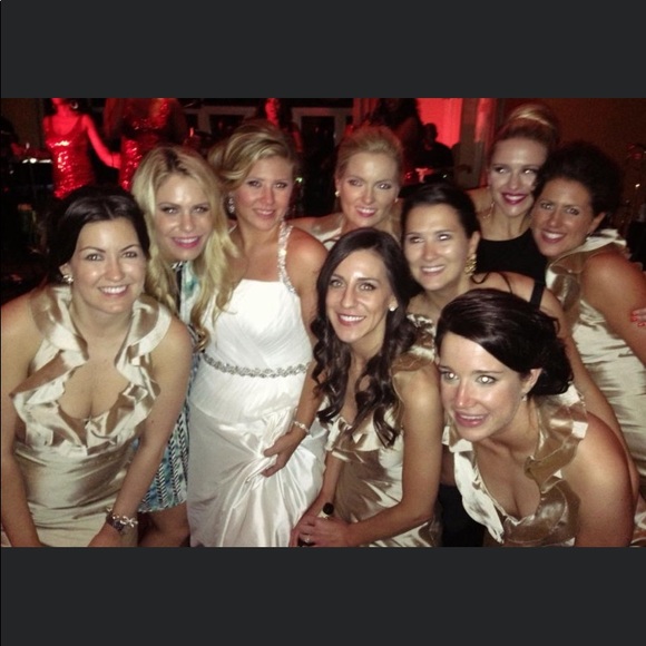 Lynn Lugo Bridesmaid Dress in Dune - Picture 1 of 3